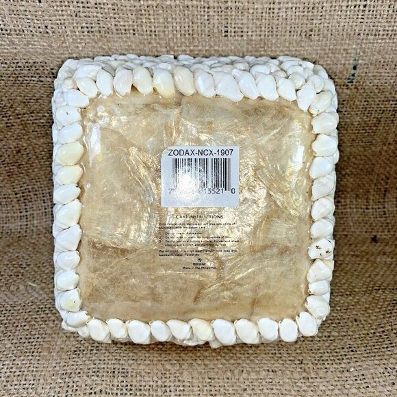 Zodax Capiz 5.5" Serving Bowl NCX-1907 Summer Beach Ocean Decor - Picture 8 of 8